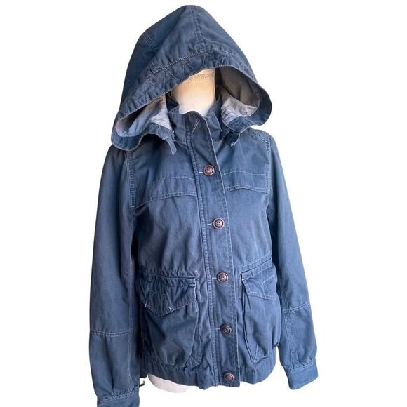 LEVIS Canvas denim jacket w/removable hood - Picture 3 of 15